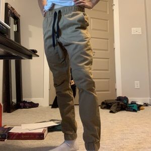Tapered Khaki Pants